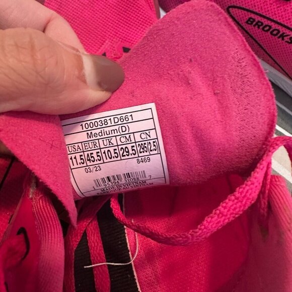 Brooks Draft XC Sneakers Womens Sz 11.5 Pink Cross Country‎ Track Spikes Shoes - Picture 8 of 11